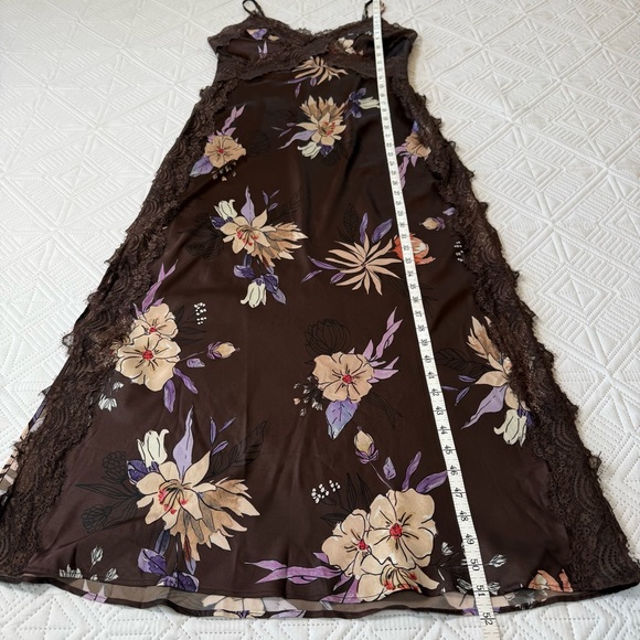 Anthropologie Hutch Satin Midi Slip Dress Size L - Picture 5 of 11